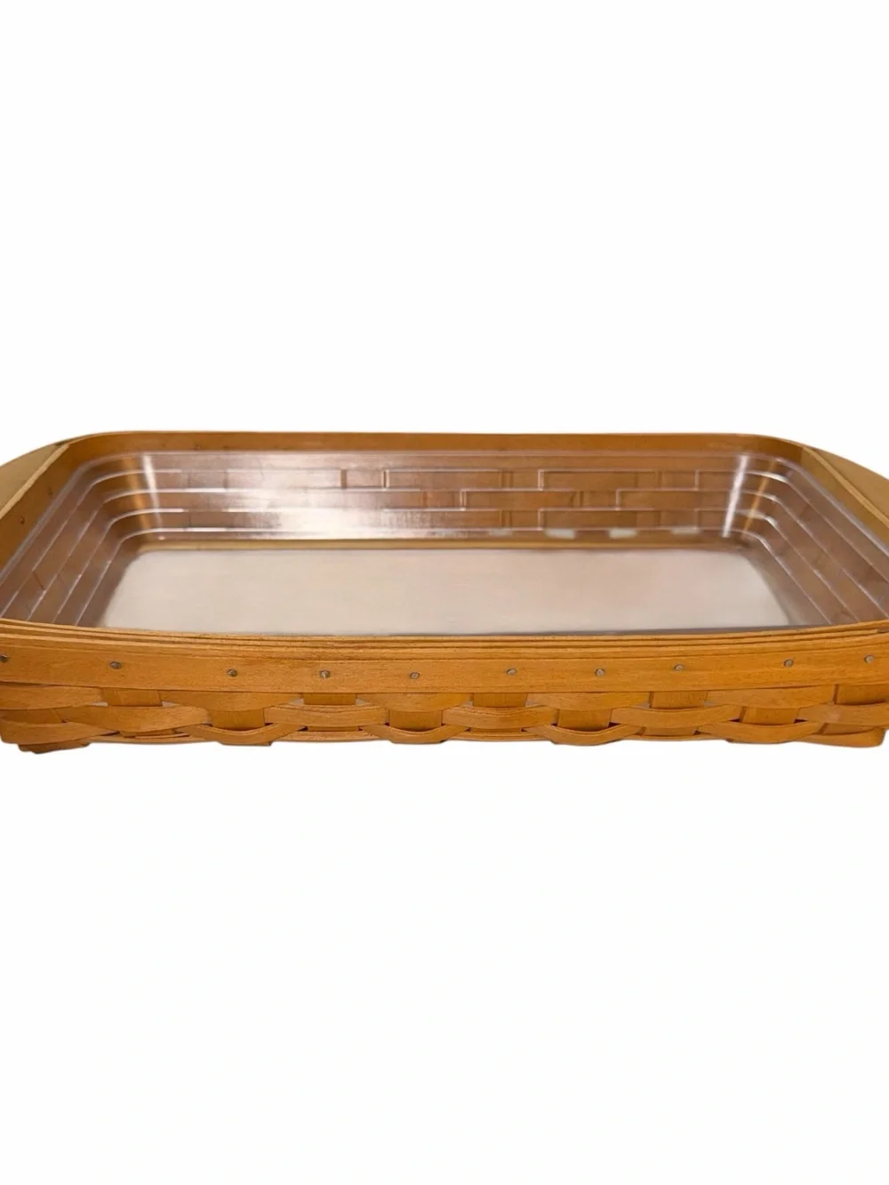 VINTAGE Longaberger Small Rectangular Serving Tray